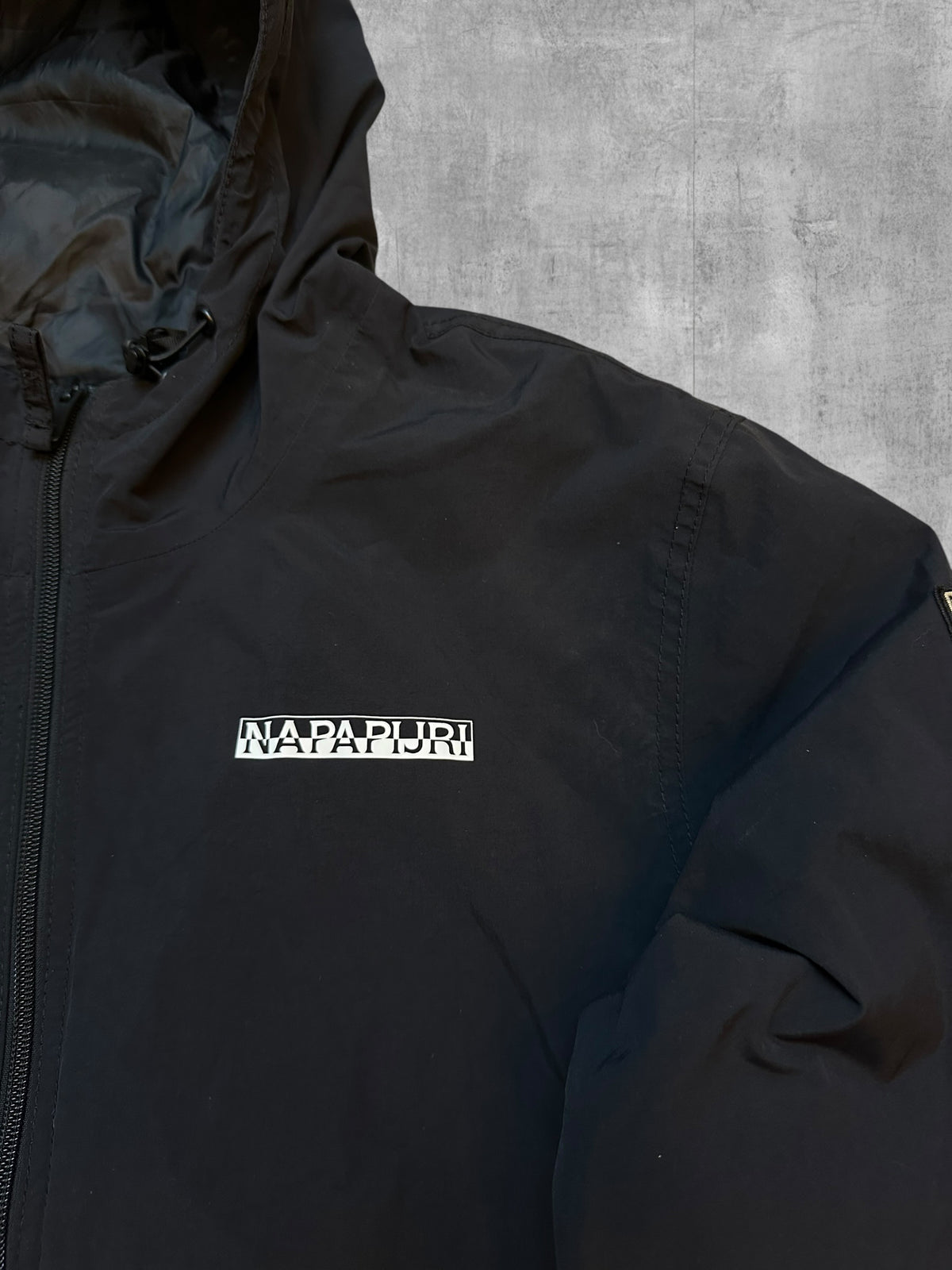 Napapijri Regenjacke Übergangsjacke Schwarz L