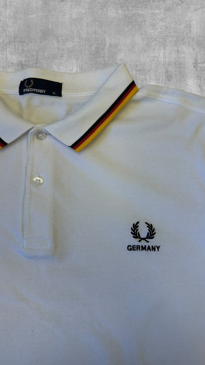 Fred Perry Polo Shirt Germany Edition Weiß XL