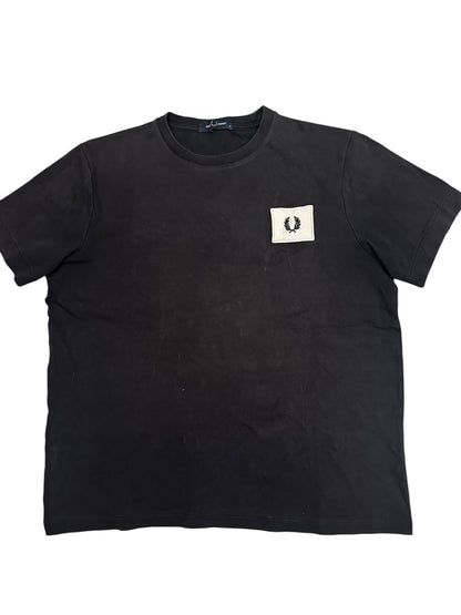 Fred Perry T shirt Tee Schwarz Weiß M