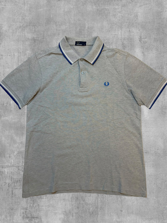 Fred Perry Polo Grigio chiaro Blu M