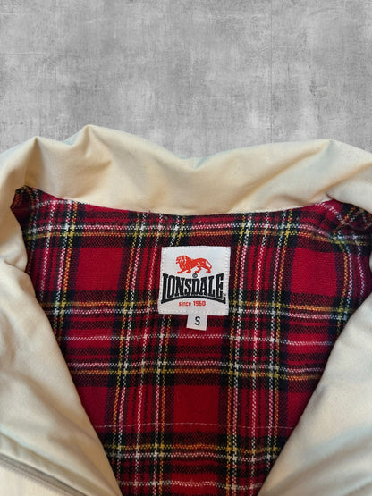 Lonsdale London Harrington Jacke Creme Weiß S