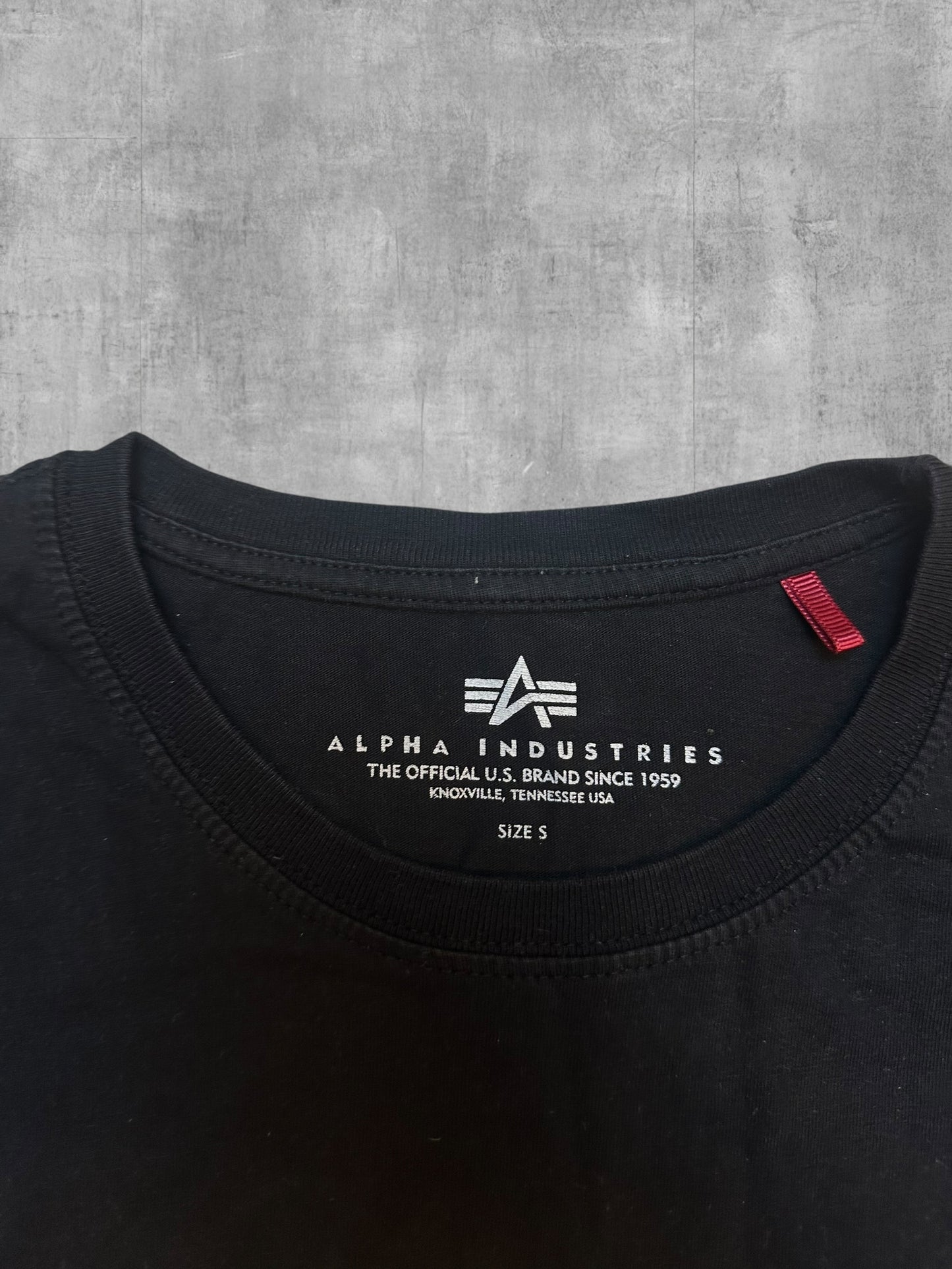 Alpha Industries T-Shirt Schwarz S
