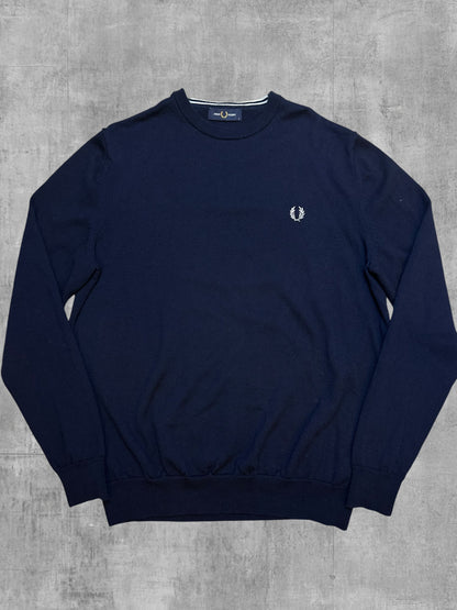 Fred Perry Sweatshirt Navy Blau L