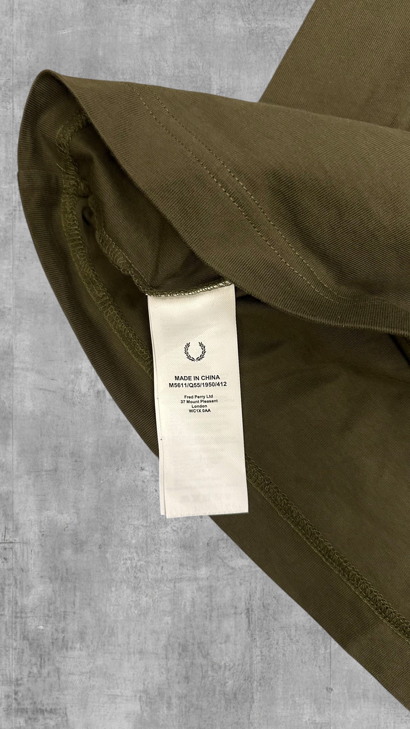 Fred Perry T-shirt Dunkelgrün S