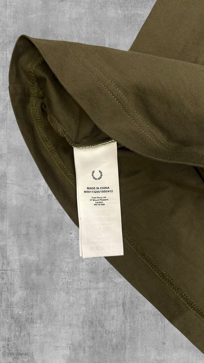 Fred Perry T-shirt Dunkelgrün S