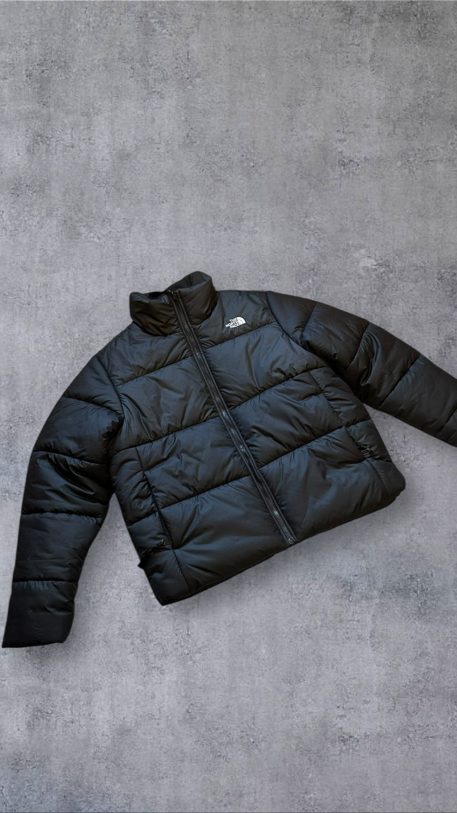 The North Face Pufferjacke Daunenjacke Schwarz L (Damen XL)