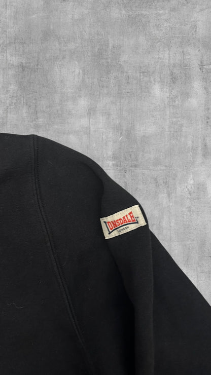 Lonsdale London Trainingsjacke Baumwolle Schwarz Rot M