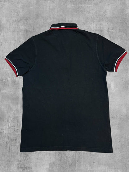 Fred Perry Polo Shirt Schwarz Rot XL