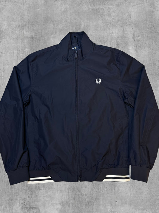 Fred Perry Bomberjacke Regenjacke Schwarz M