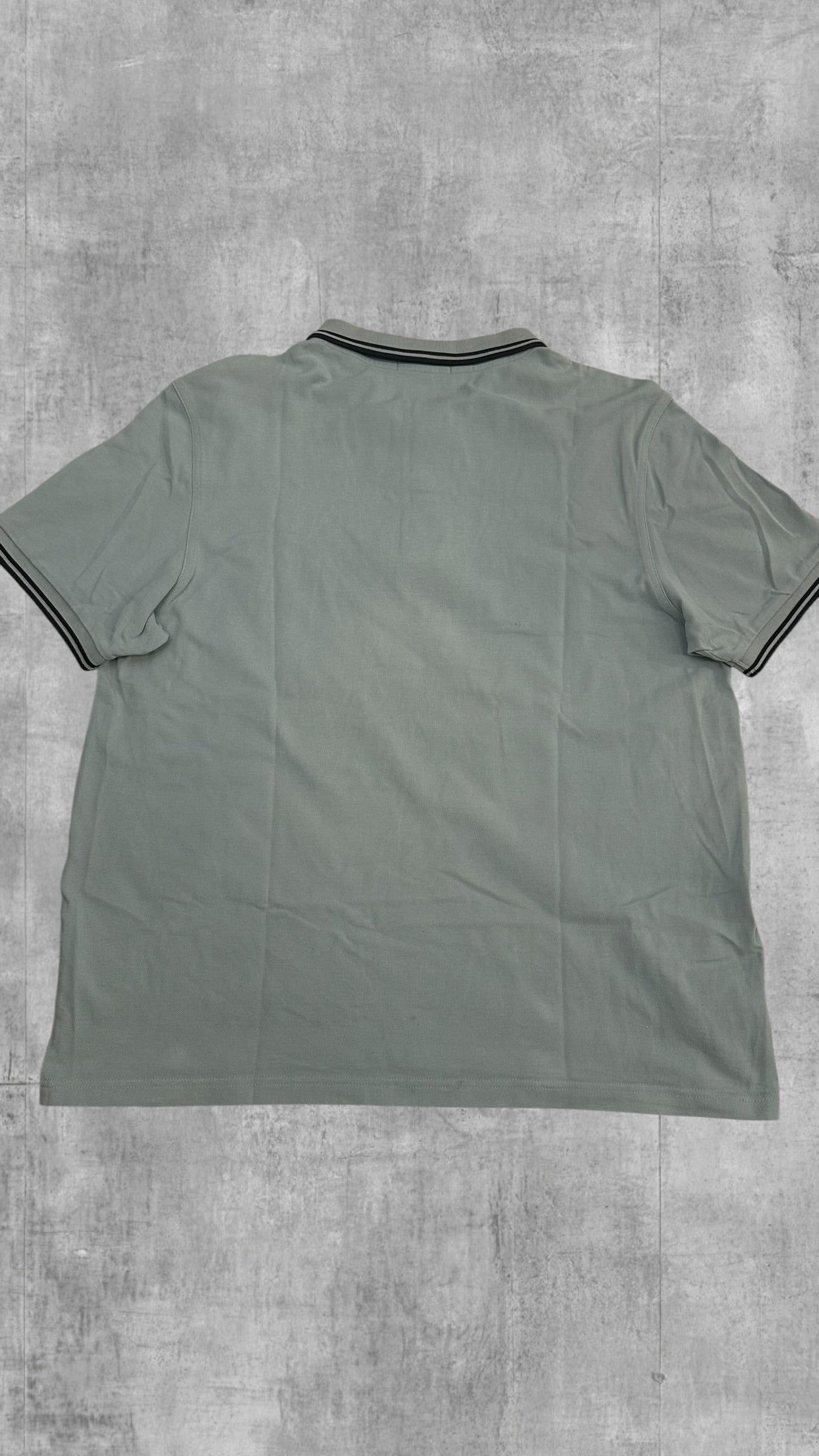 Fred Perry Polo Shirt Türkis Schwarz XXL
