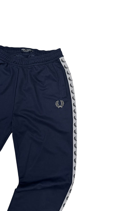 Fred Perry Trainingshose Navy Blau Taped S