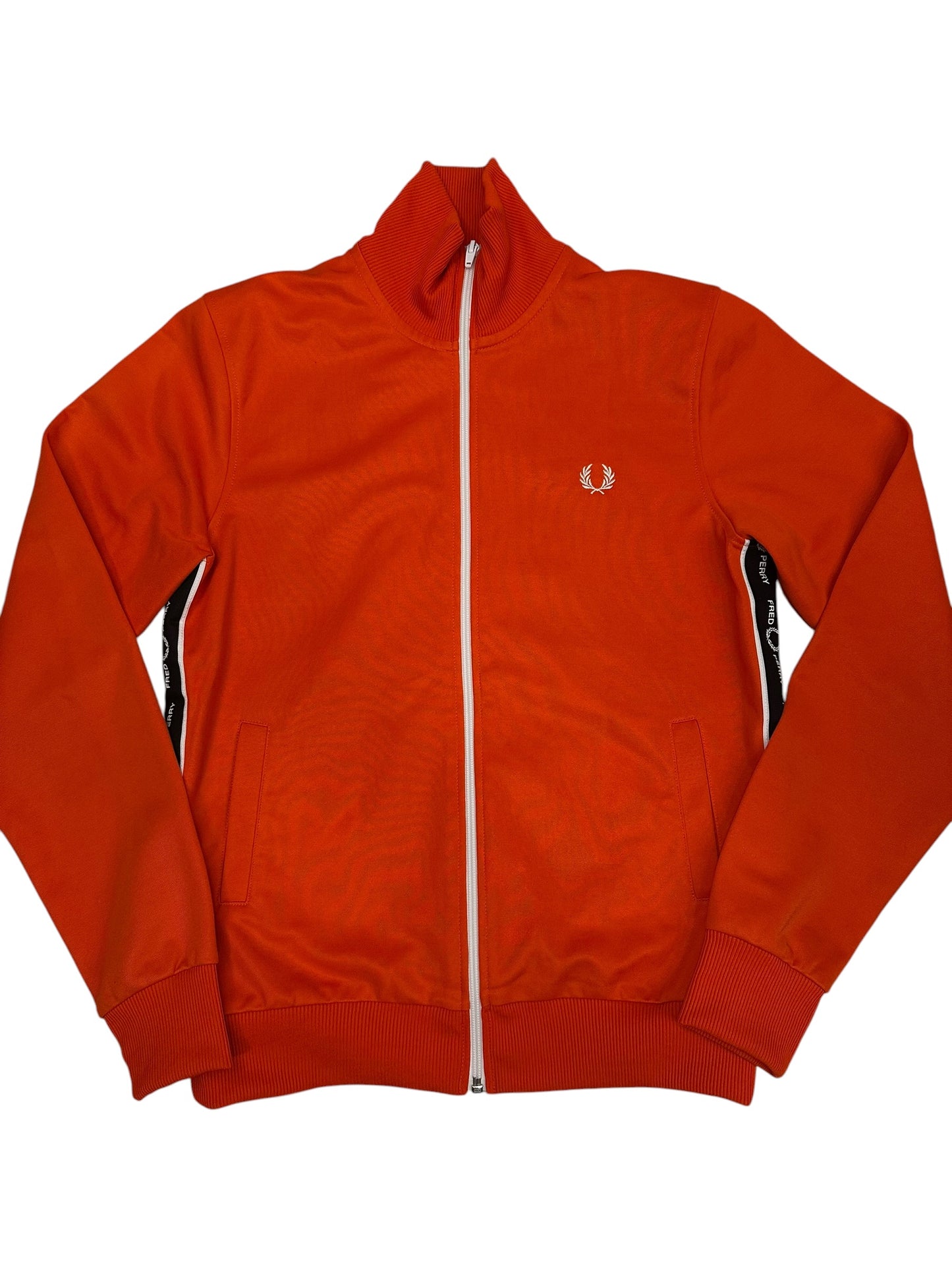 Fred Perry Trainingsjacke Rot Orange S