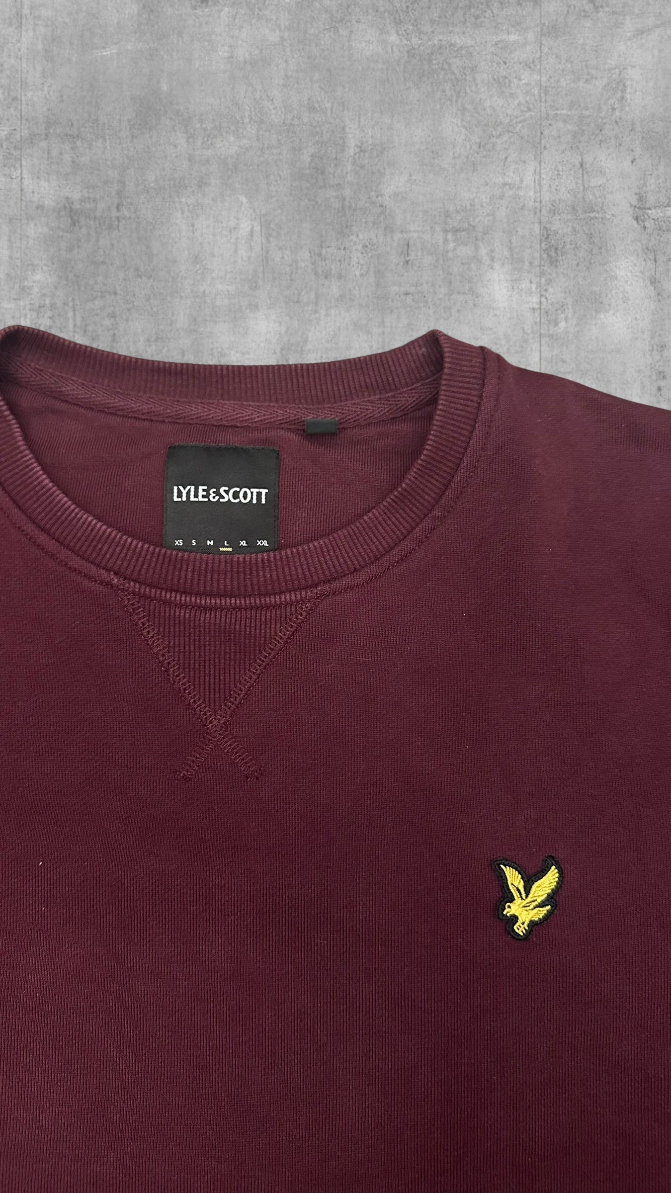 Lyle & Scott Sweatshirt Bordeaux Rot L