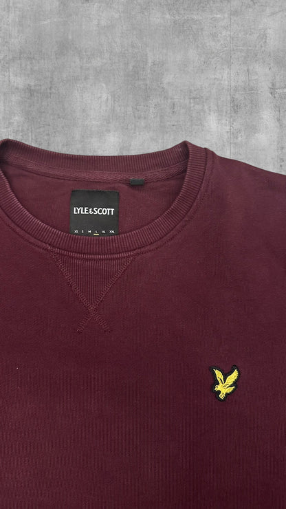 Lyle & Scott Sweatshirt Bordeaux Rot L