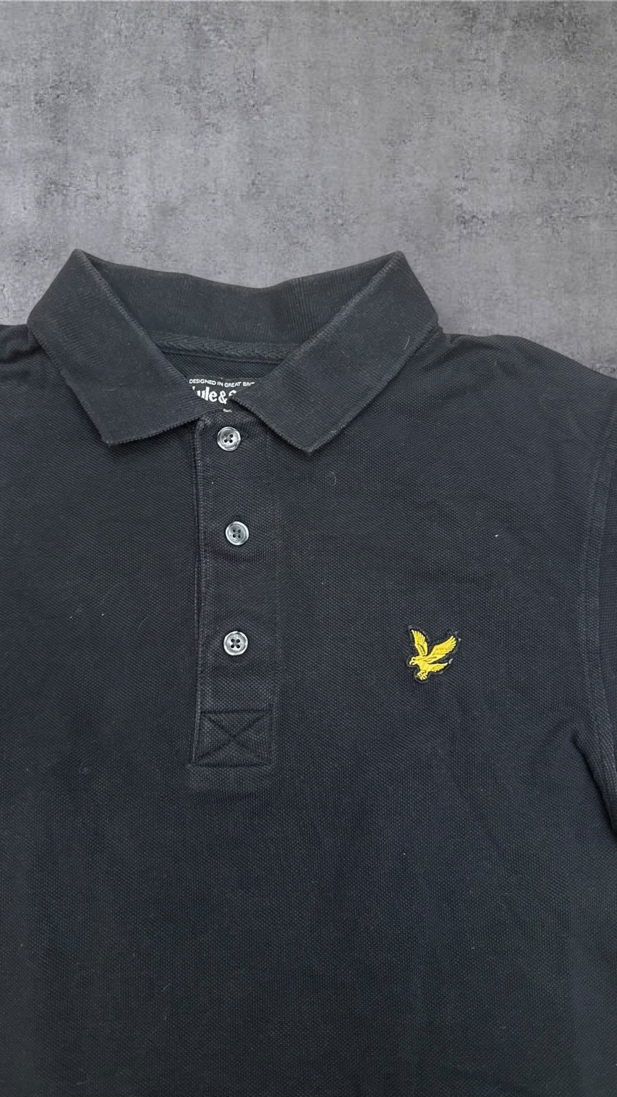 Lyle & Scott Polo Shirt Schwarz S