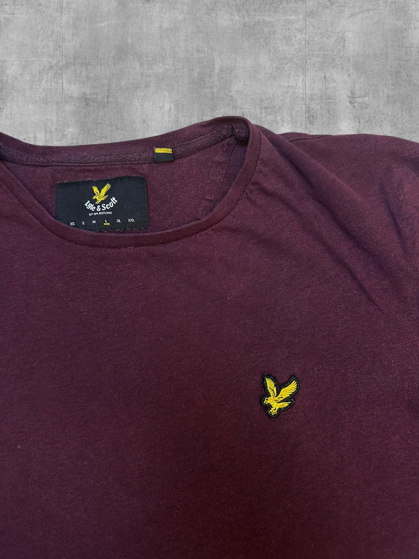 Lyle & Scott T-shirt Weinrot L