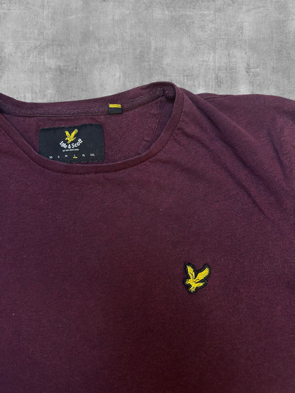 Lyle & Scott T-shirt Weinrot L