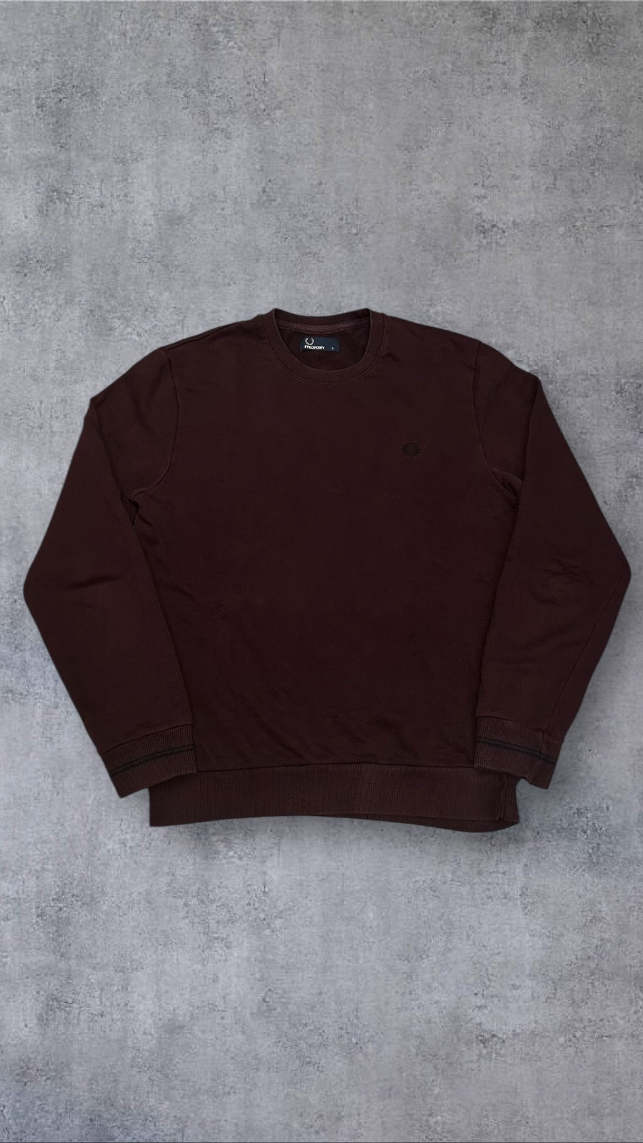 Fred Perry Sweatshirt Bordeaux Rot S