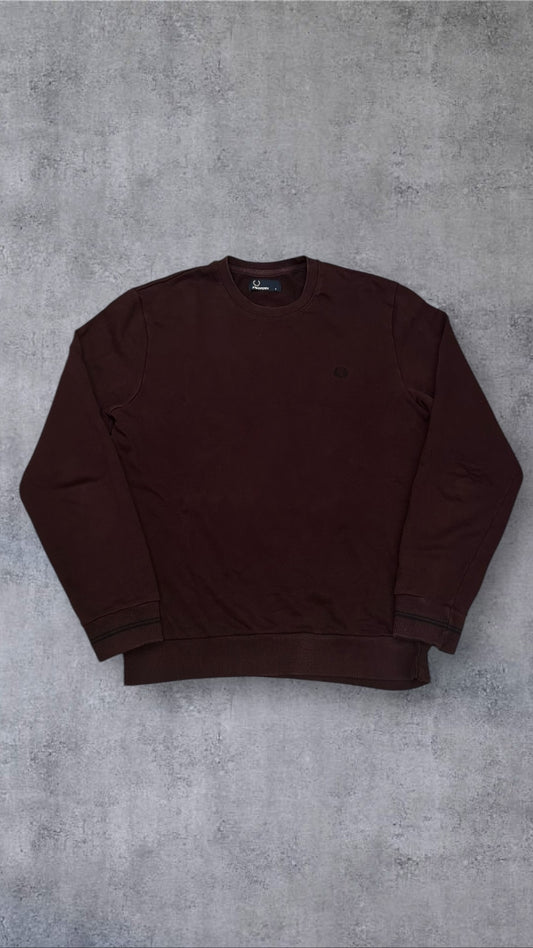 Fred Perry Sweatshirt Bordeaux Rot S