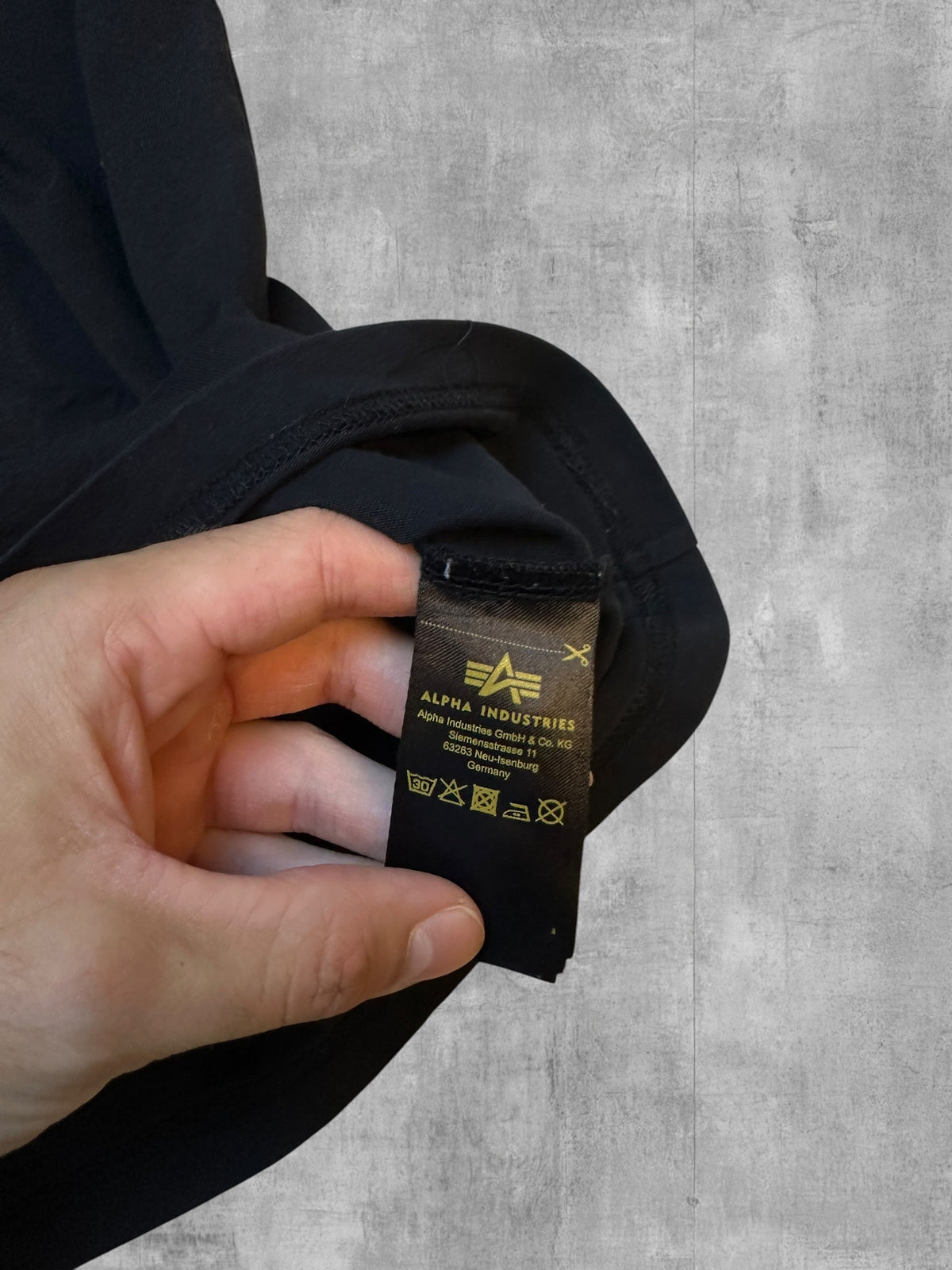 Alpha Industries T-Shirt Schwarz M