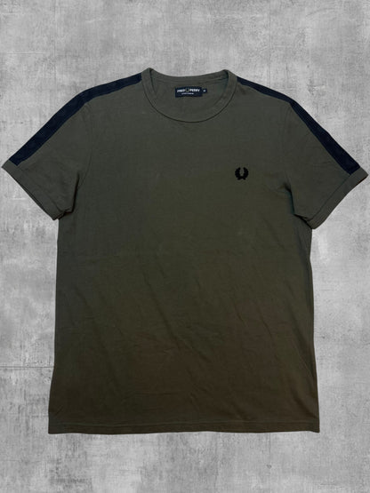 Fred Perry T-shirt Khaki Schwarz M
