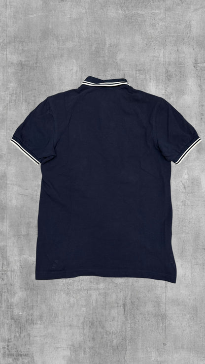 Fred Perry Polo Shirt Schwarzblau Weiß XS