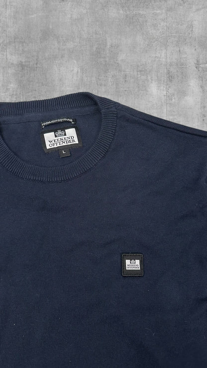 Weekend Offender Sweatshirt Schwarzblau S-M