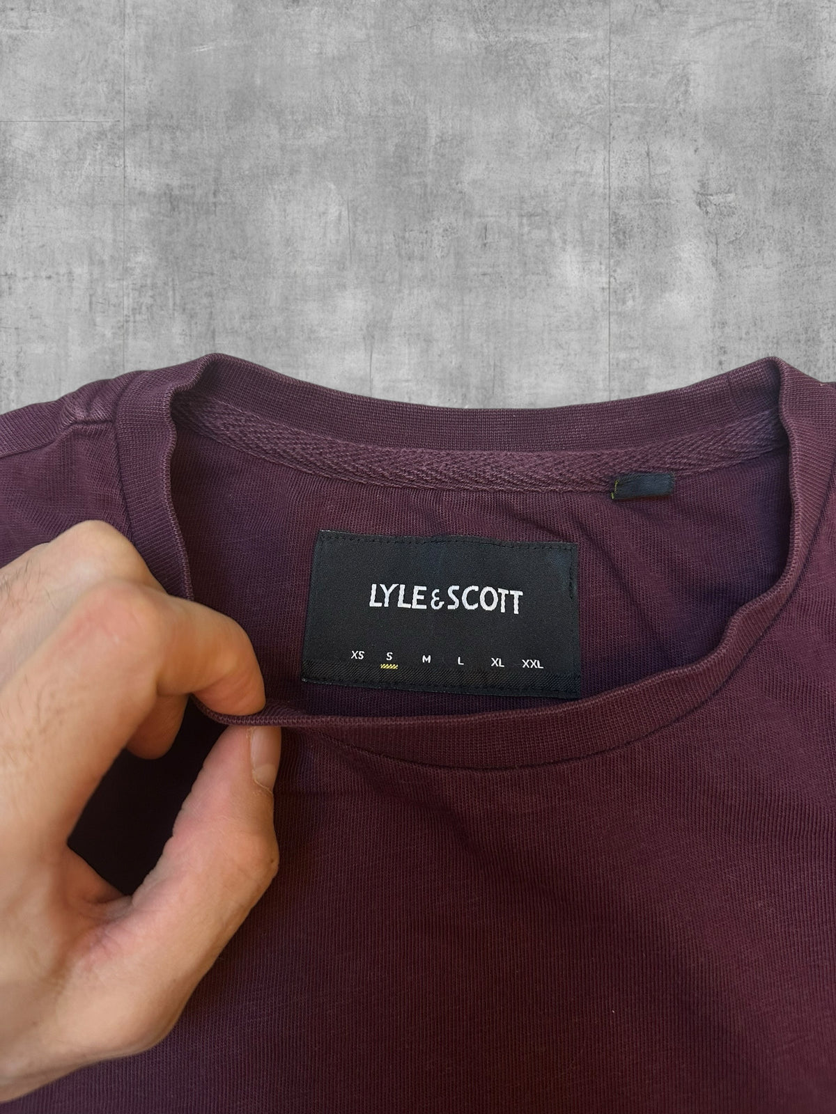 Lyle & Scott T-shirt Weinrot S