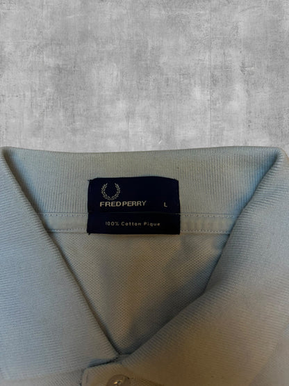 Fred Perry Polo Shirt Hellblau L