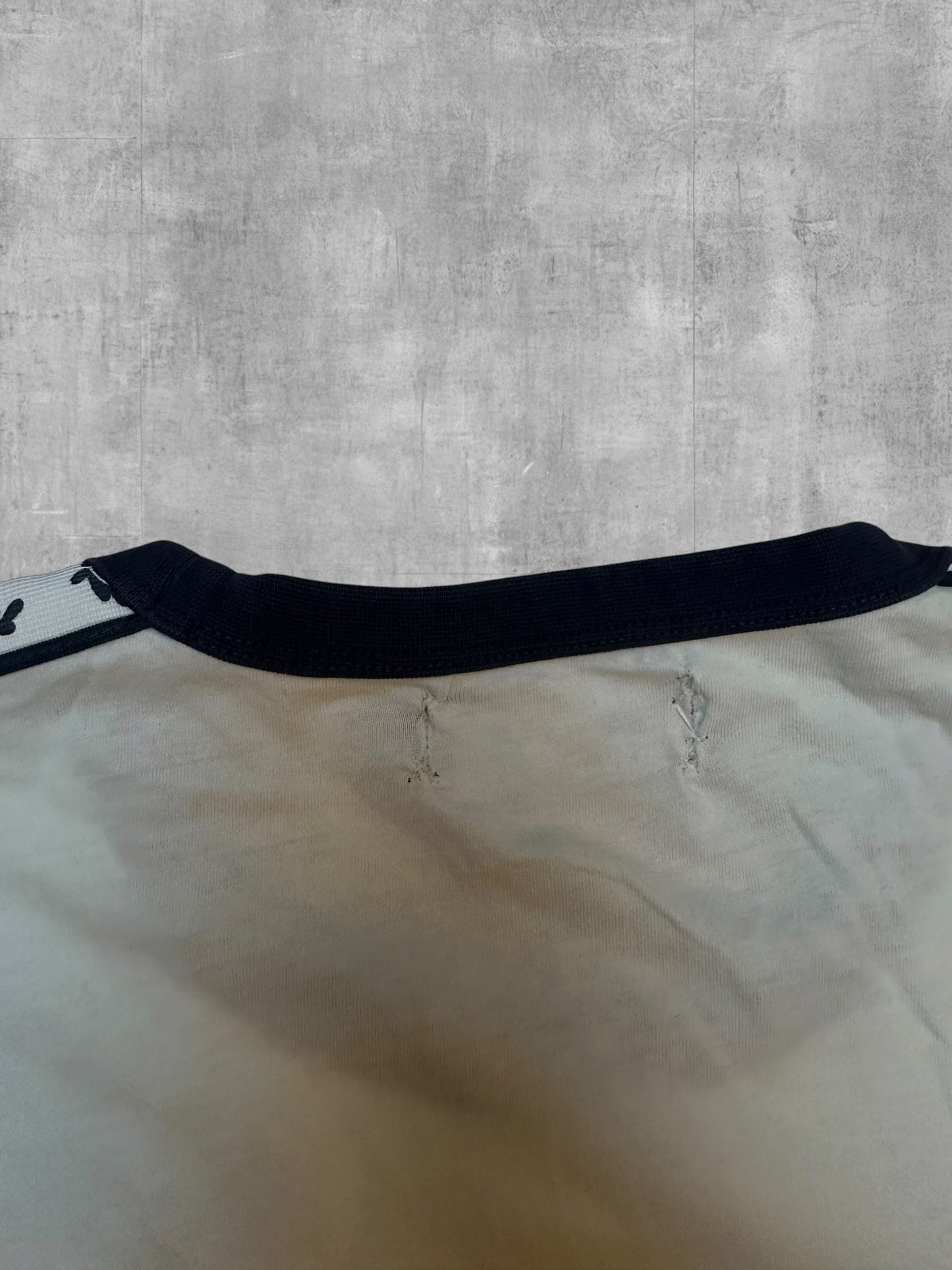 Fred Perry T-shirt Taped Weiß Schwarz L