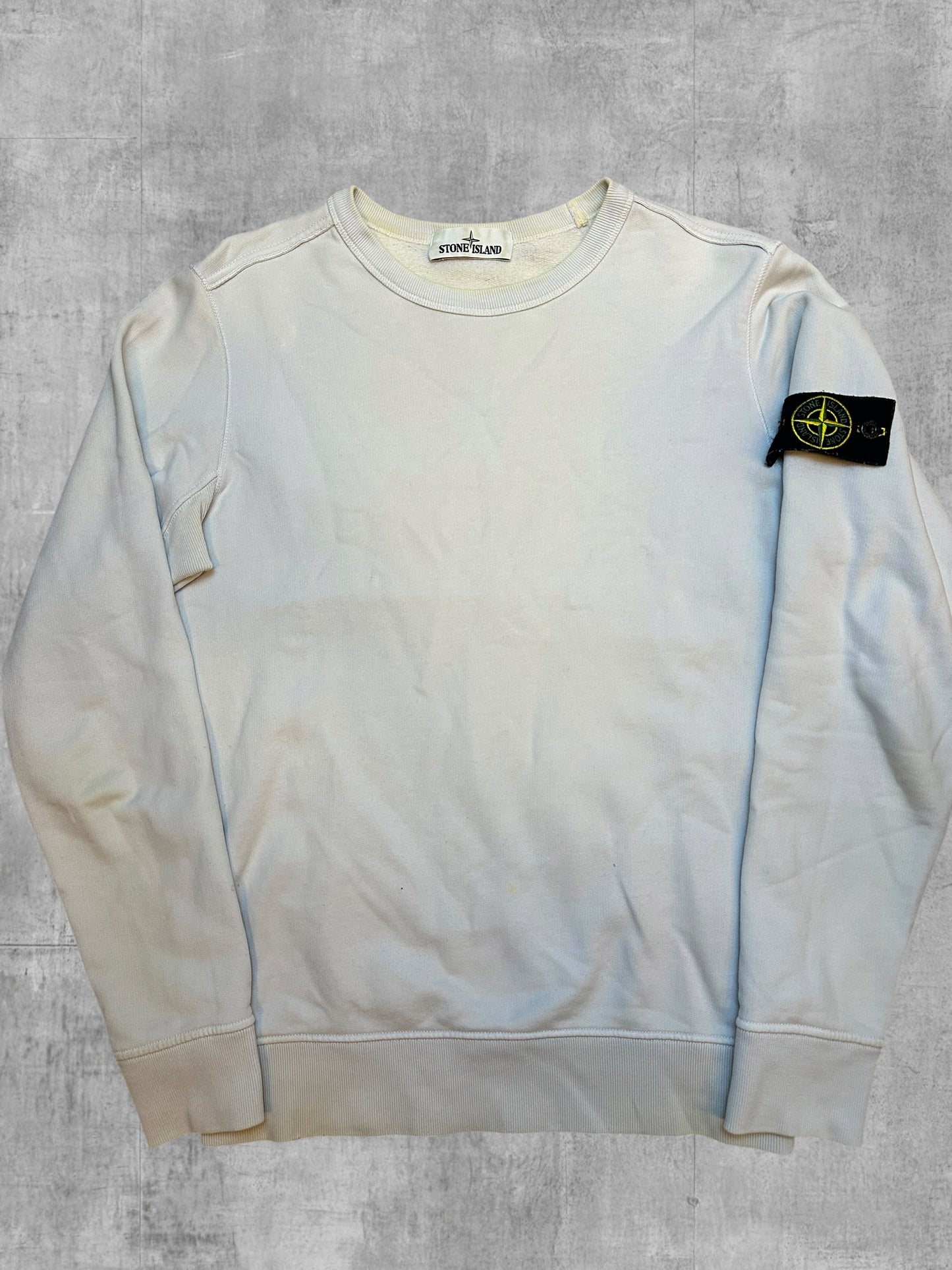 Stone Island Sweatshirt Weiß S