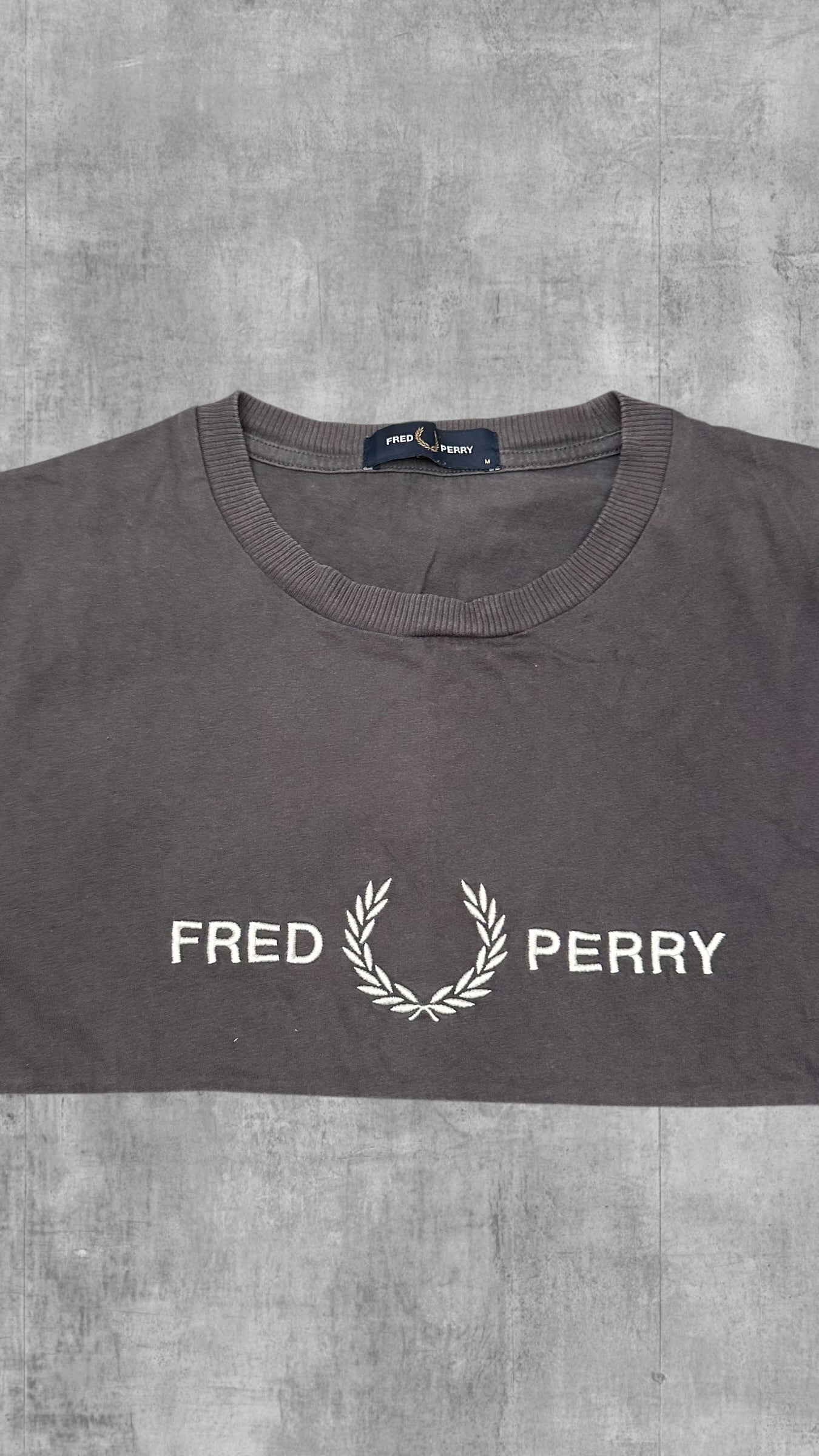Fred Perry T-shirt Schwarz Grau M