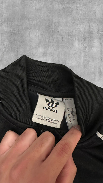 Adidas Firebird Trainingsjacke Schwarz Weiß S