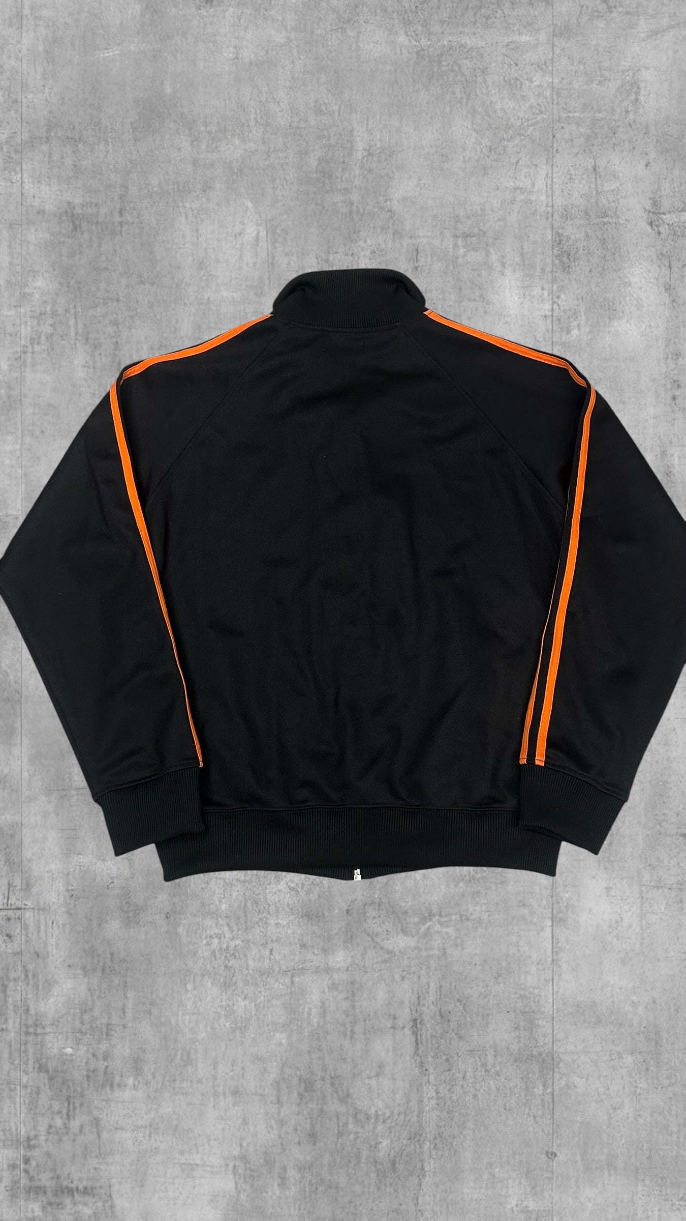 Fred Perry Vintage Trainingsjacke Taped Schwarz Rot M