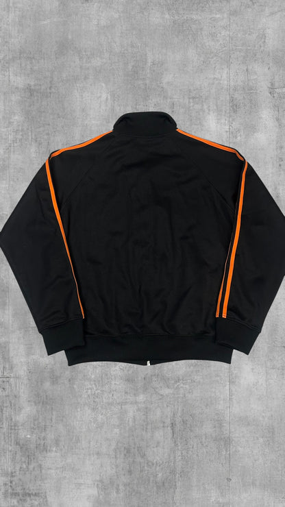 Fred Perry Vintage Trainingsjacke Taped Schwarz Rot M