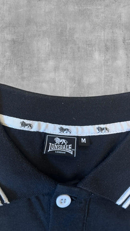 Lonsdale London Polo Shirt Schwarz M