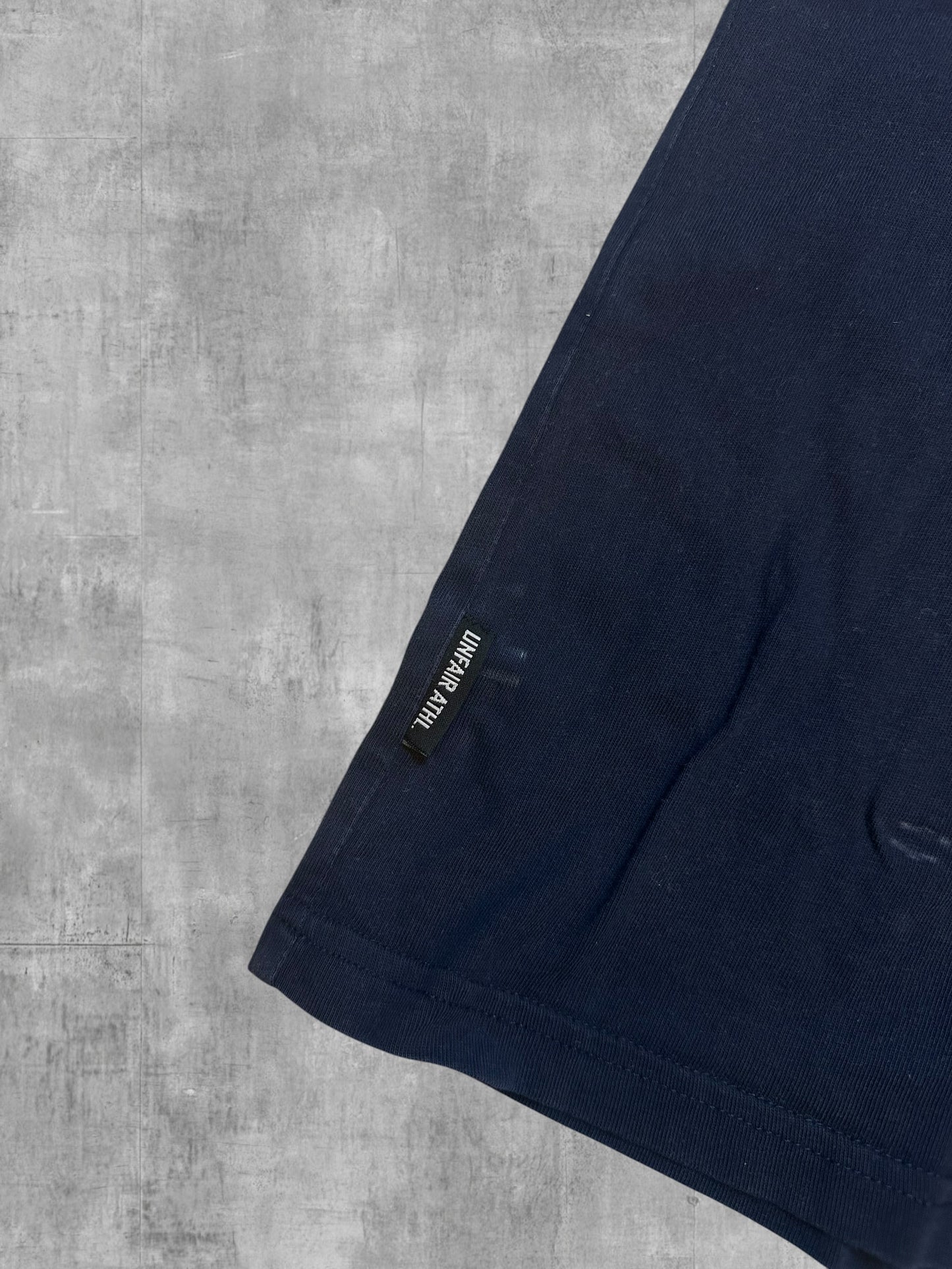 Unfair Athletics T-Shirt Navy Blau Weiß M