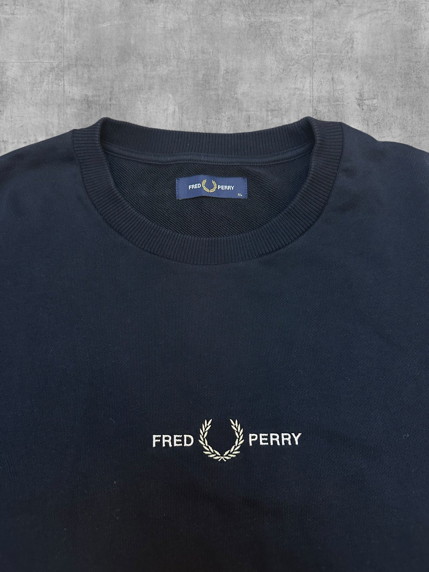 Fred Perry Sweatshirt Schwarz  XL