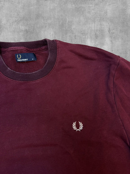 Fred Perry Sweatshirt Bordeaux Rot M