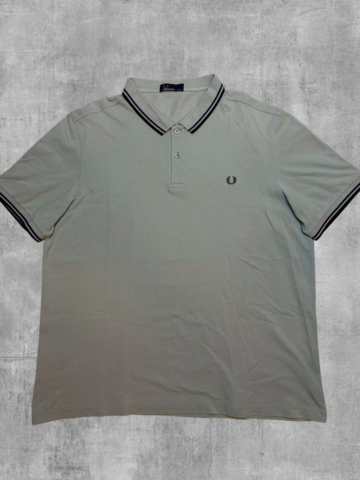 Fred Perry Polo Shirt Graugrün 3XL