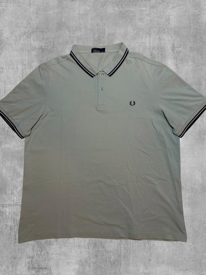 Fred Perry Polo Shirt Graugrün 3XL