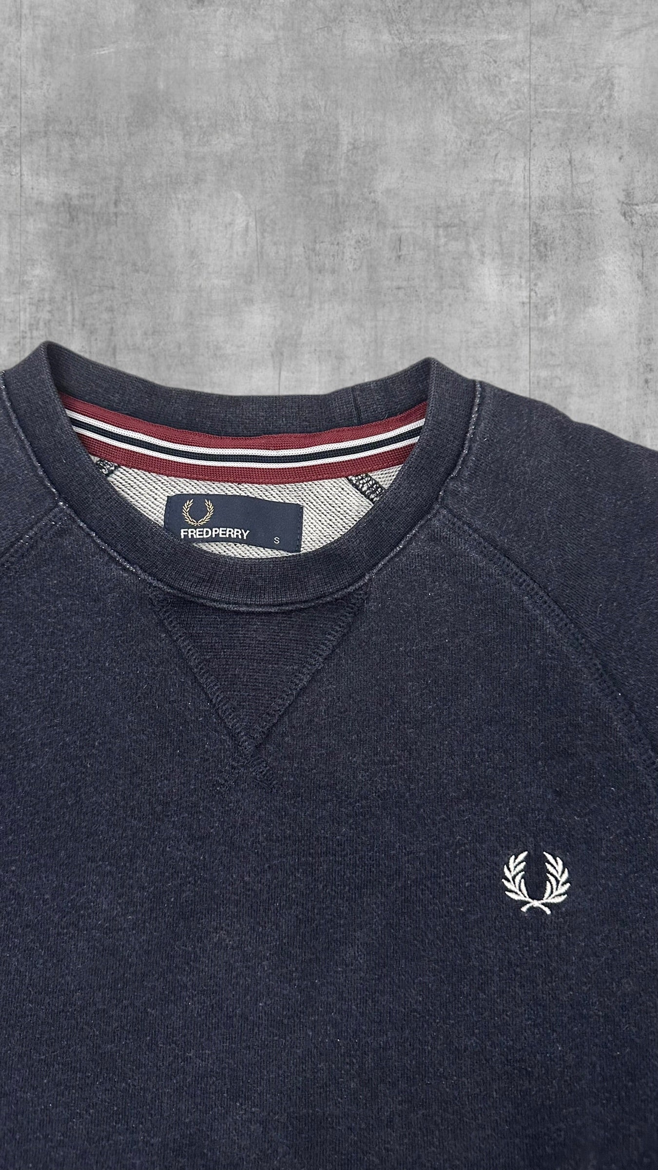 Fred Perry Sweatshirt Navy Blau S