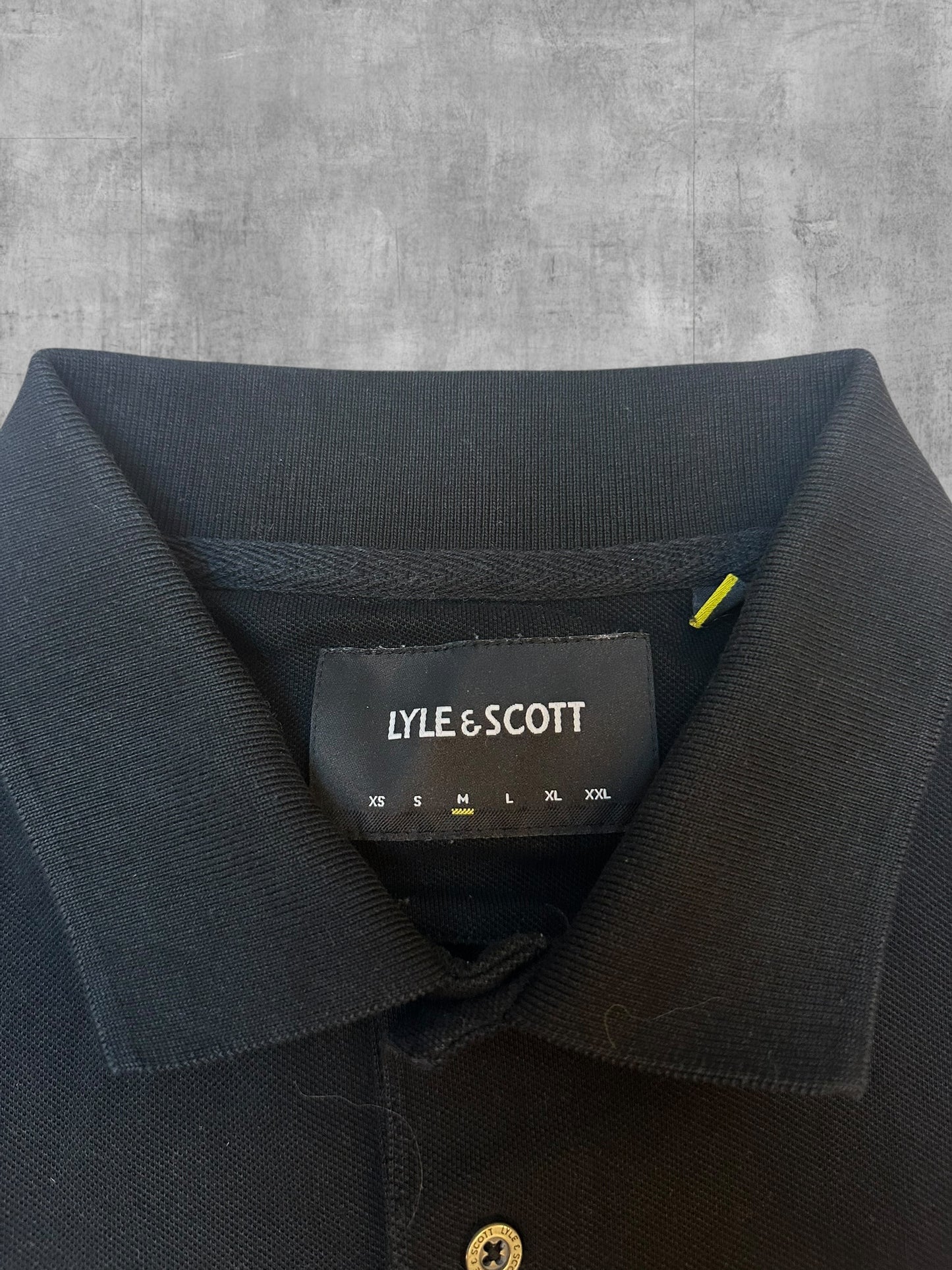Lyle & Scott Polo Shirt Schwarz M