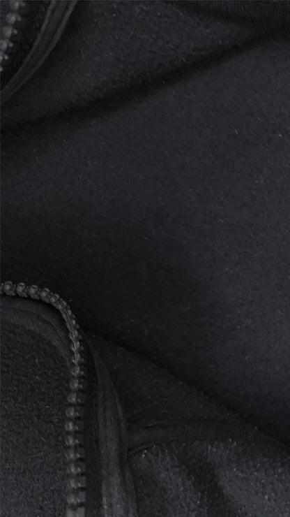 Napapirji Fleece Half zip Pullover Hoodie Sweater Sweatshirt Rot Navy Blau M 4