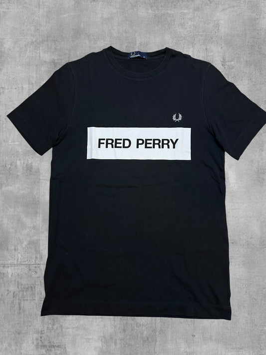 Fred Perry T-shirt Schwarz Weiß XS