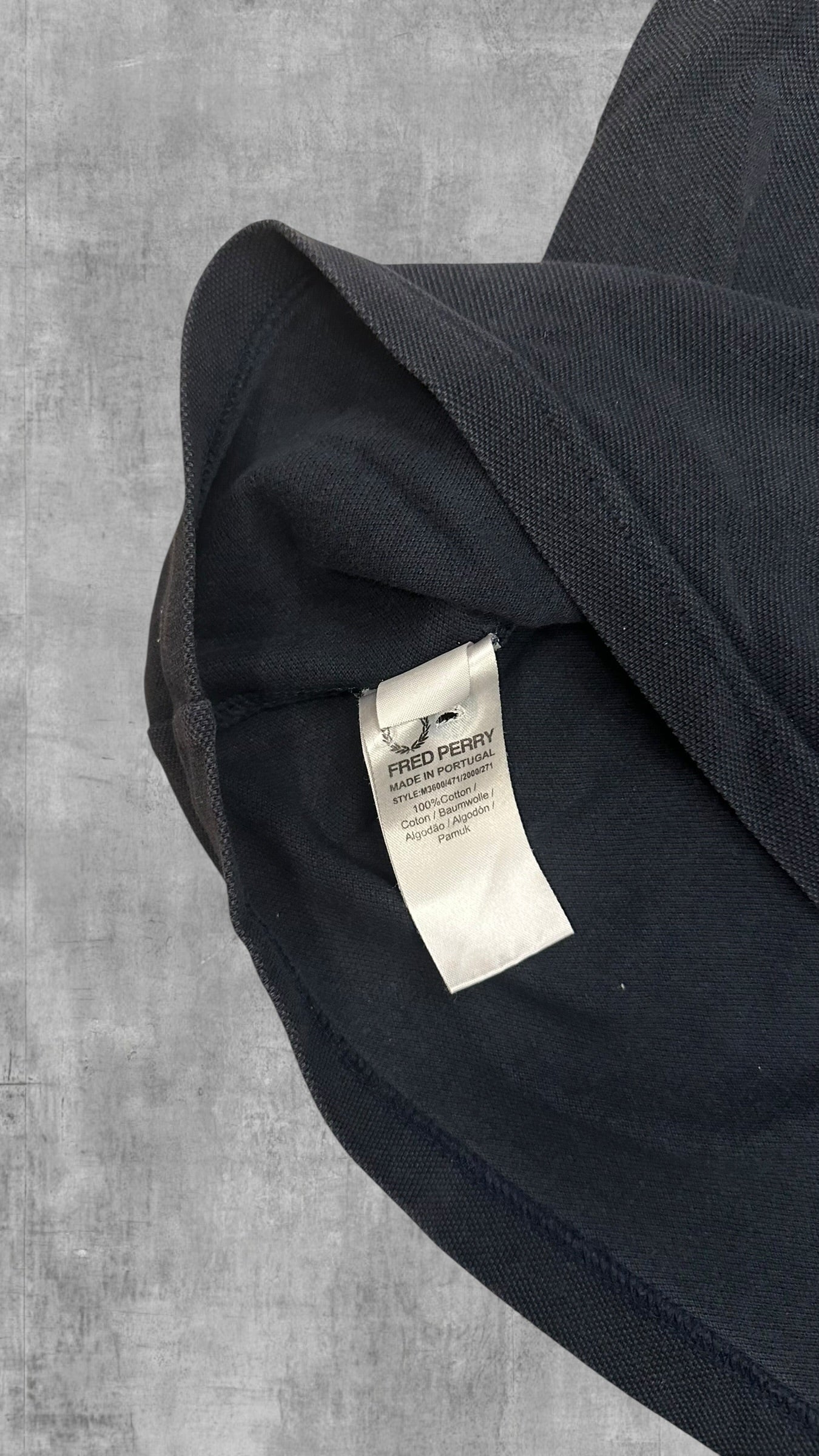 Fred Perry Polo Shirt Schwarz Rot Weiß M Slim Fit