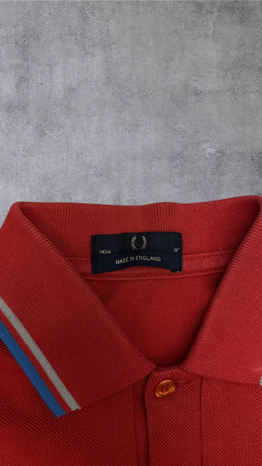 Fred Perry Polo Shirt Rot S