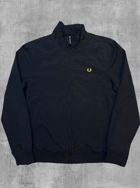 Fred Perry Rain Jacket Bomber Jacket Black Gold M