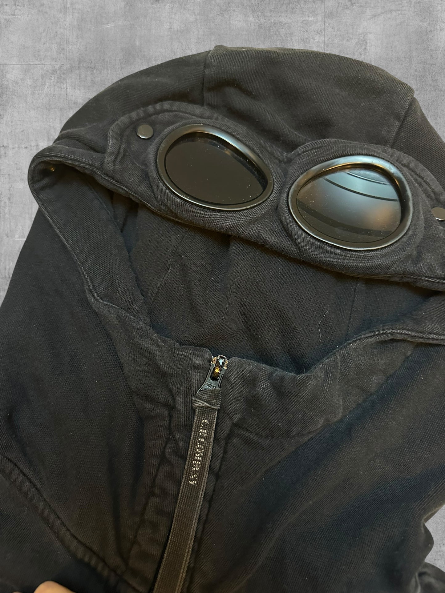 C.P. Company Goggle Sweatjacke Schwarz M