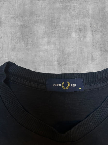 Fred Perry T-shirt Schwarz Weiß M